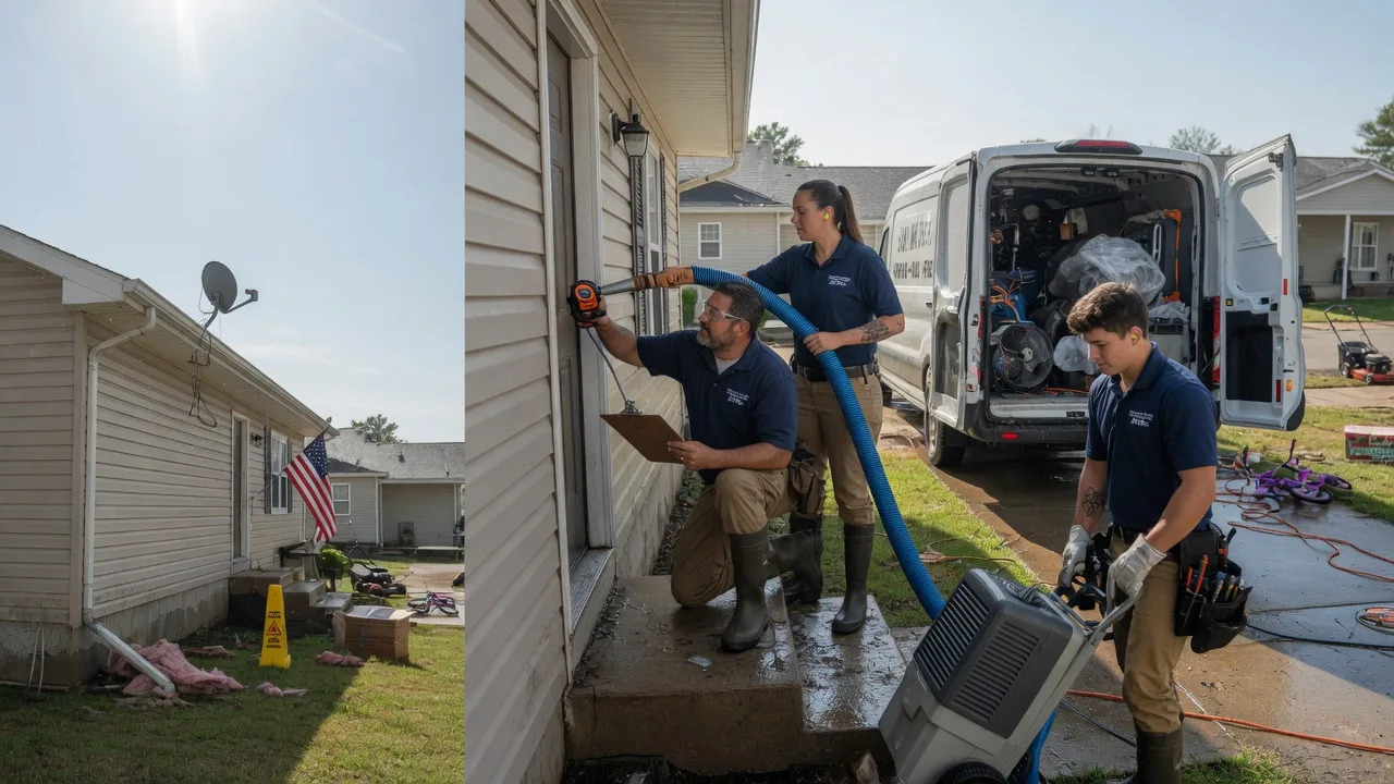 Ceiling Water Damage Restoration in Bruceville, IN near me